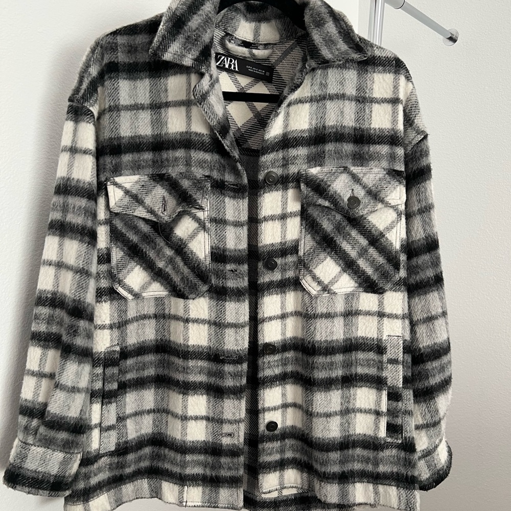 Zara Oversized Shacket. Size Small